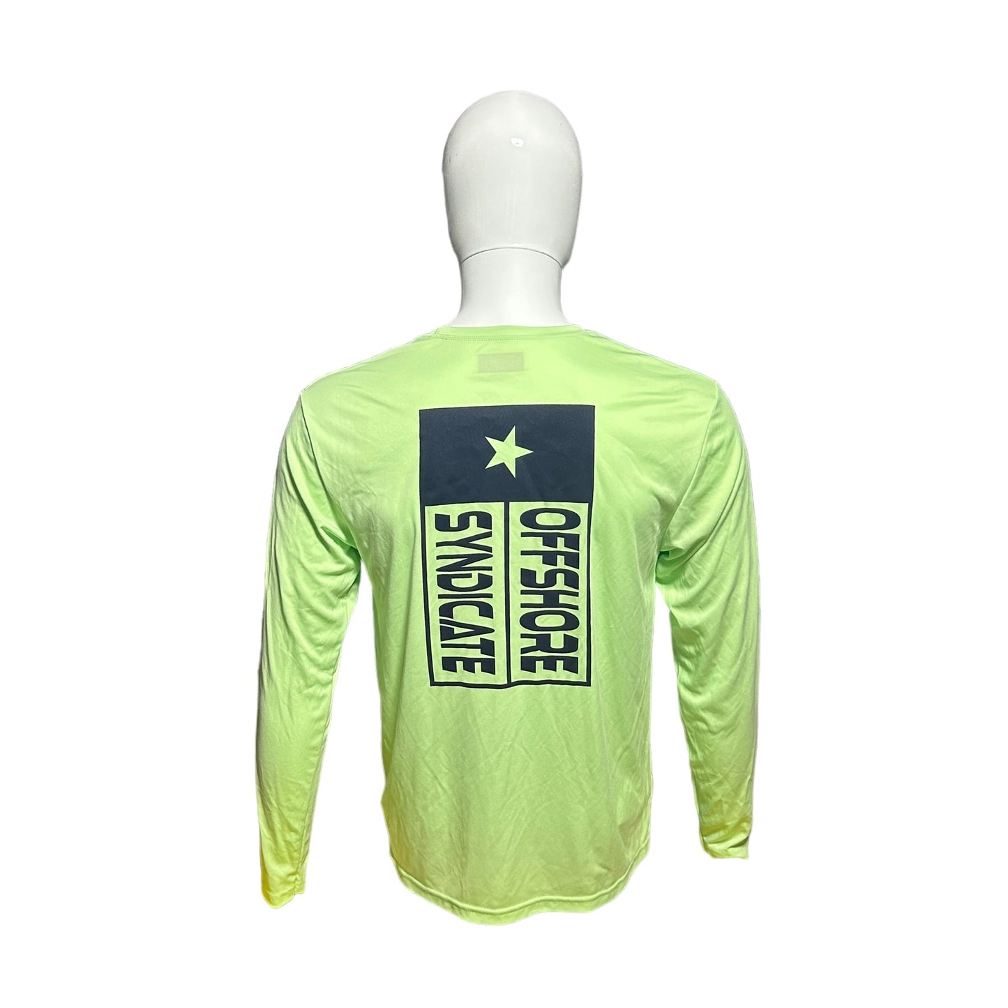 Light lime UPF long sleeve tee