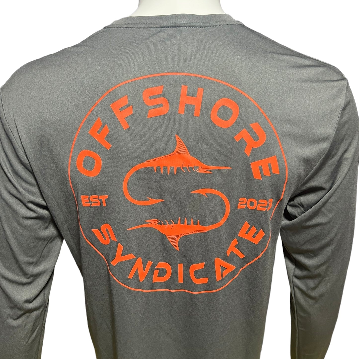 Graphite grey UPF long sleeve tee