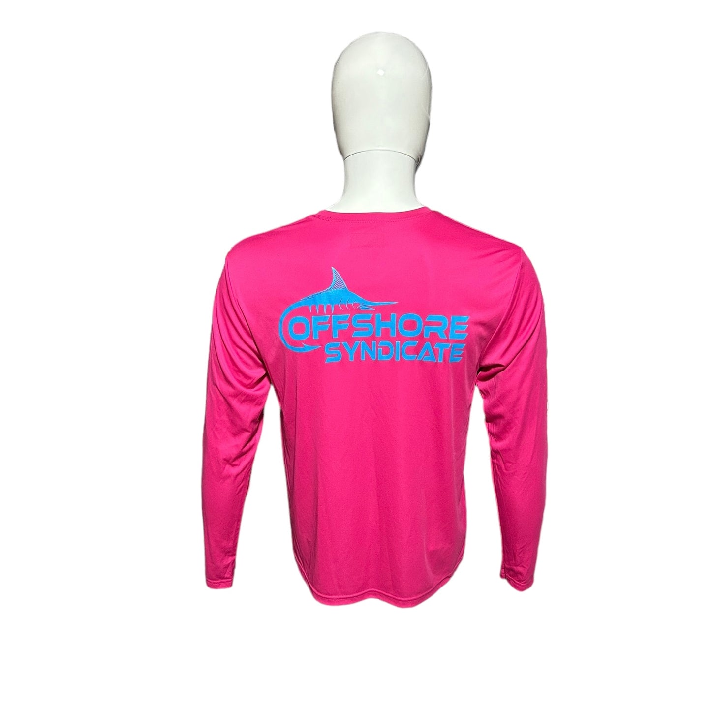 Youth Fuchsia UPF long sleeve tee
