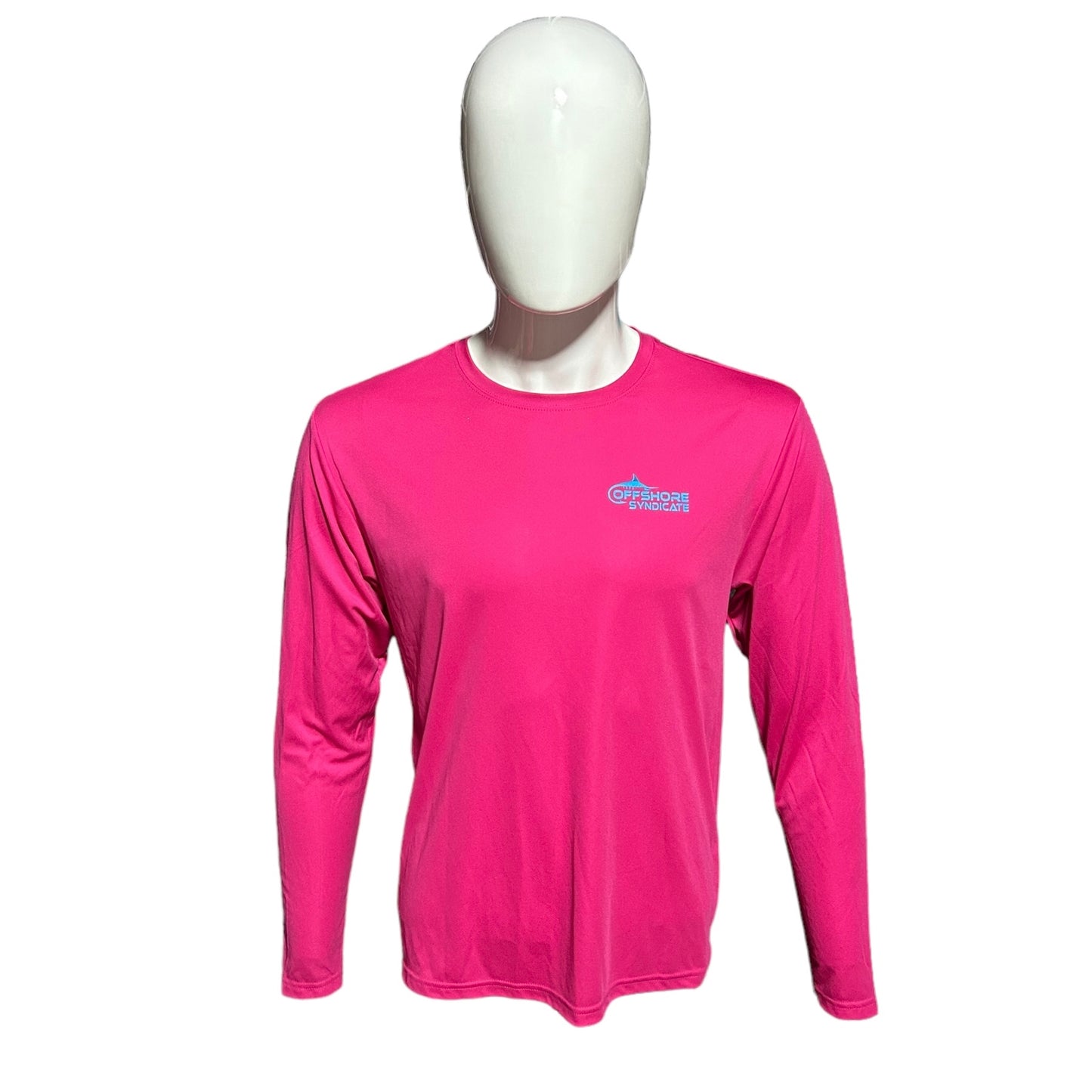 Youth Fuchsia UPF long sleeve tee