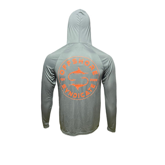 Graphite grey UPF hoodie