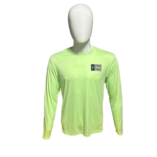 Light lime UPF long sleeve tee